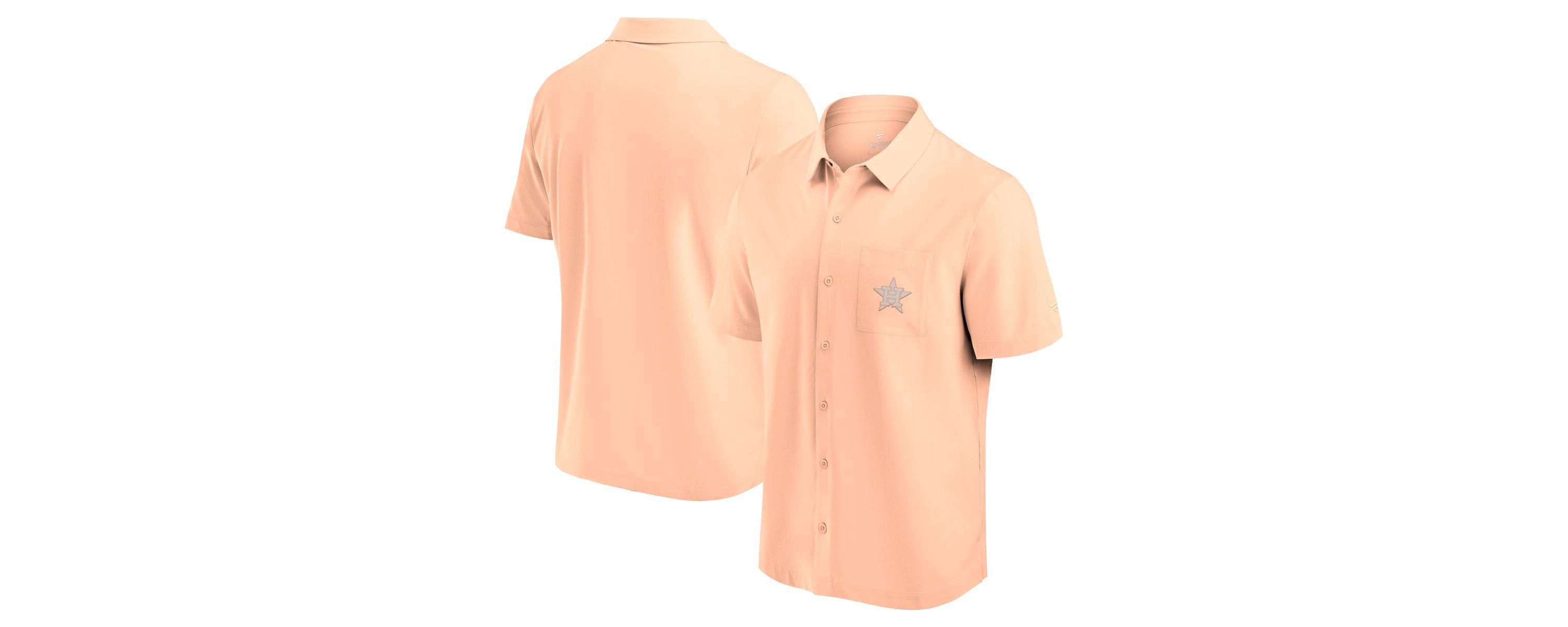 MLB Fanatics Light Houston Astros Front Office Button-Up Shirt