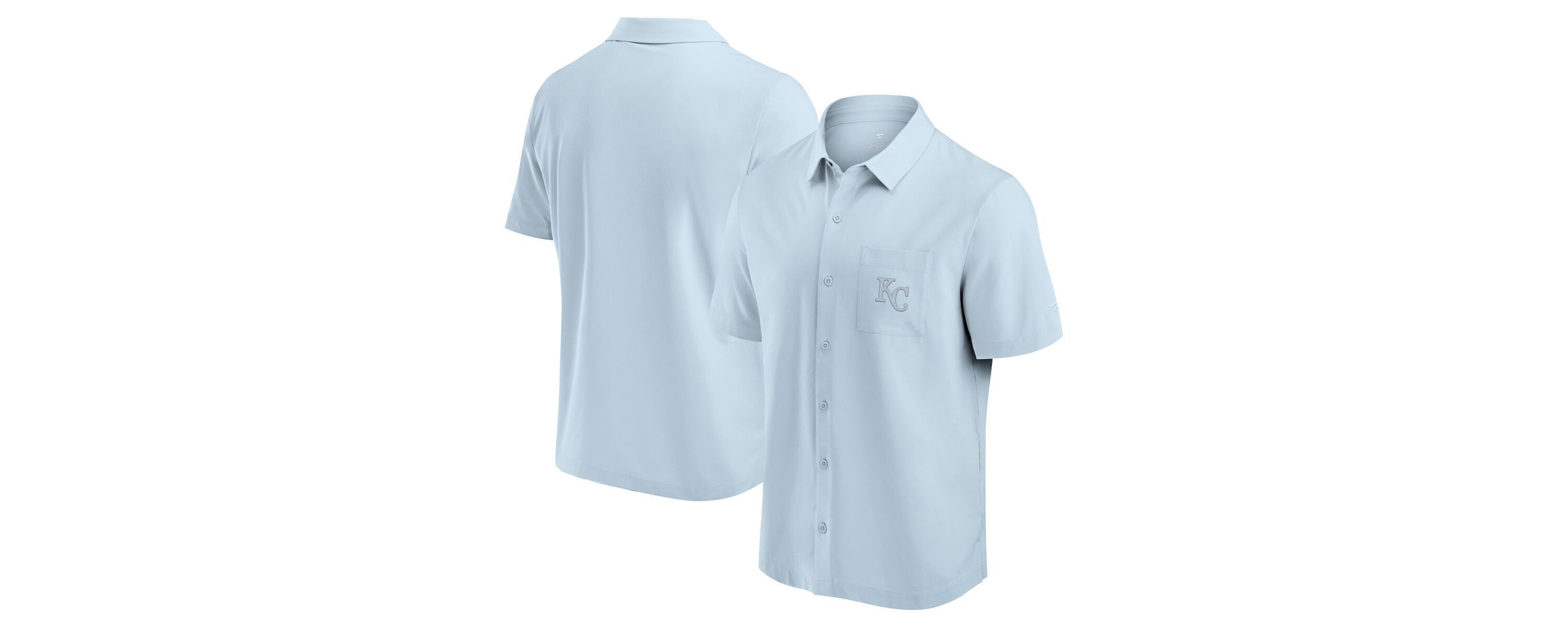 MLB Fanatics Light Kansas City Royals Front Office Button-Up Shirt