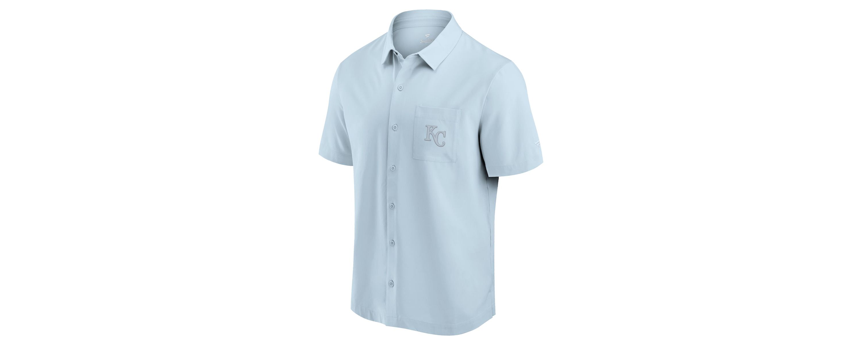 MLB Fanatics Light Kansas City Royals Front Office Button-Up Shirt