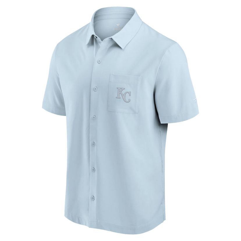 MLB Fanatics Light Kansas City Royals Front Office Button-Up Shirt