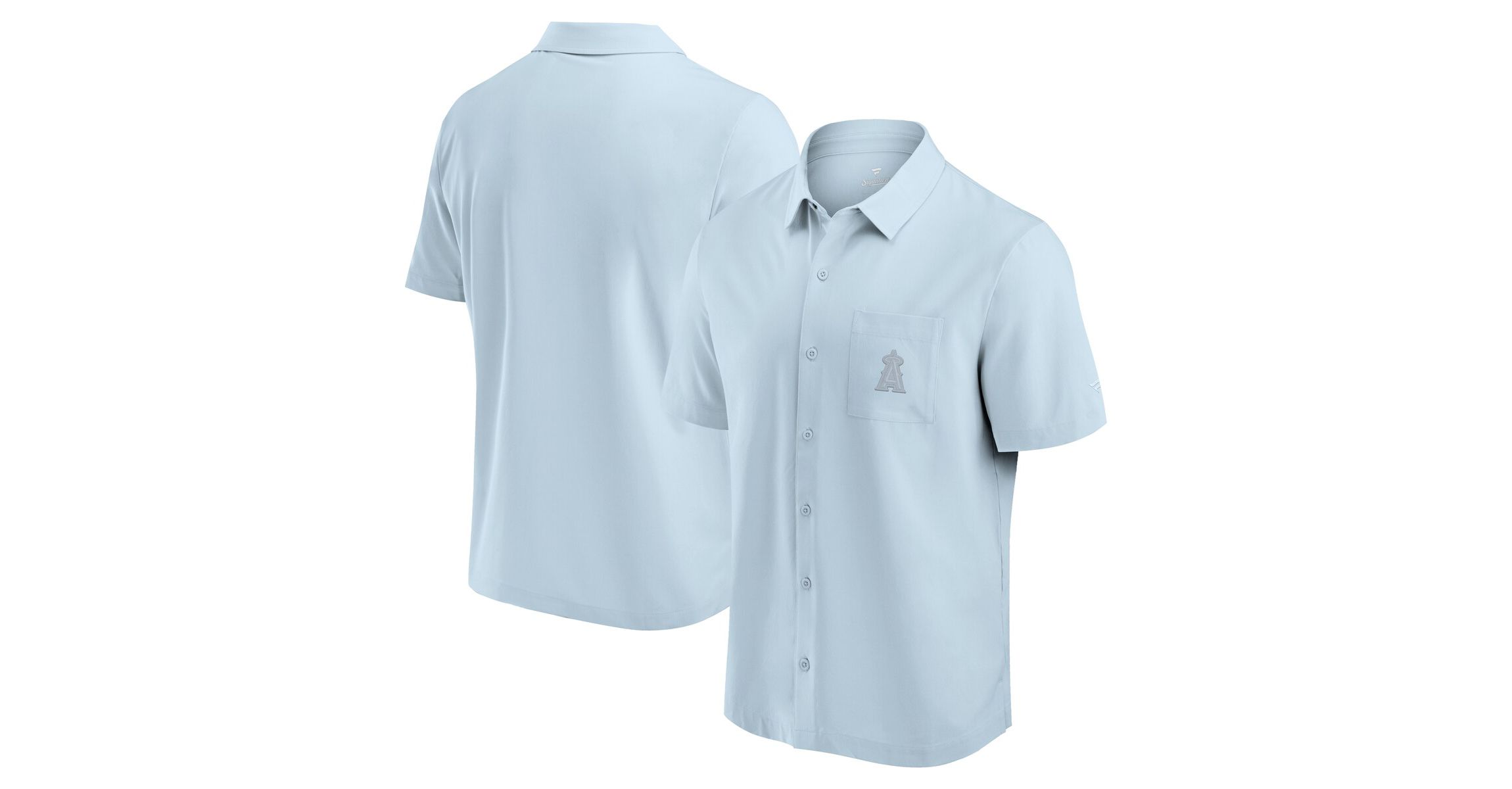 MLB Fanatics Light Los Angeles Angels Front Office Button-Up Shirt