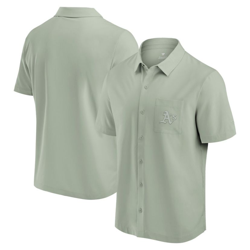 Oakland Athletics MLB Fanatics Athletics Front Office Button-Up Shirt