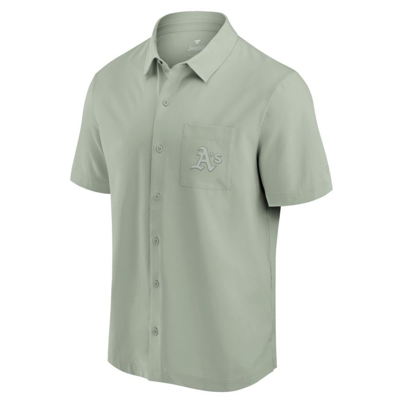Oakland Athletics MLB Fanatics Athletics Front Office Button-Up Shirt