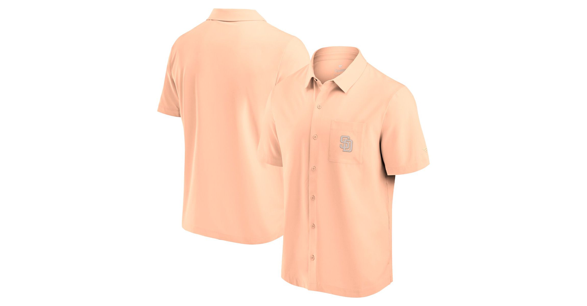 MLB Fanatics Light San Diego Padres Front Office Button-Up Shirt