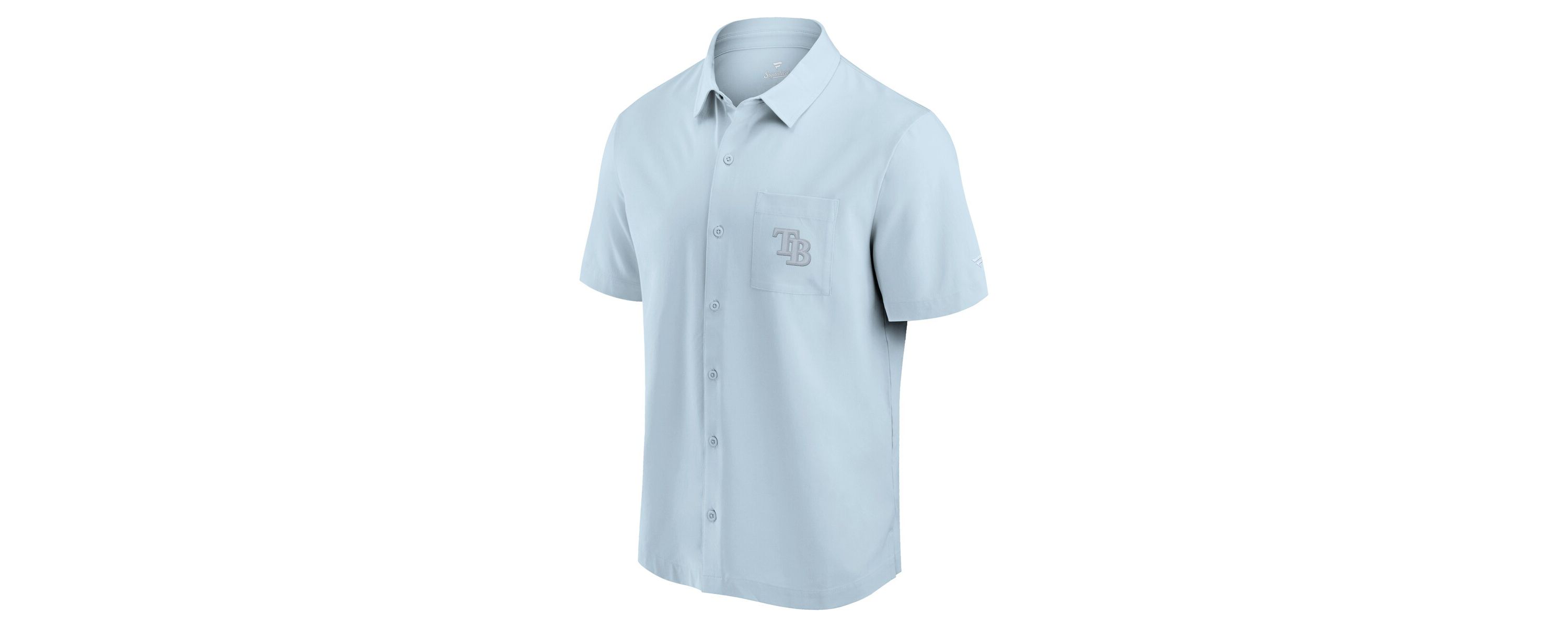 MLB Fanatics Light Tampa Bay Rays Front Office Button-Up Shirt