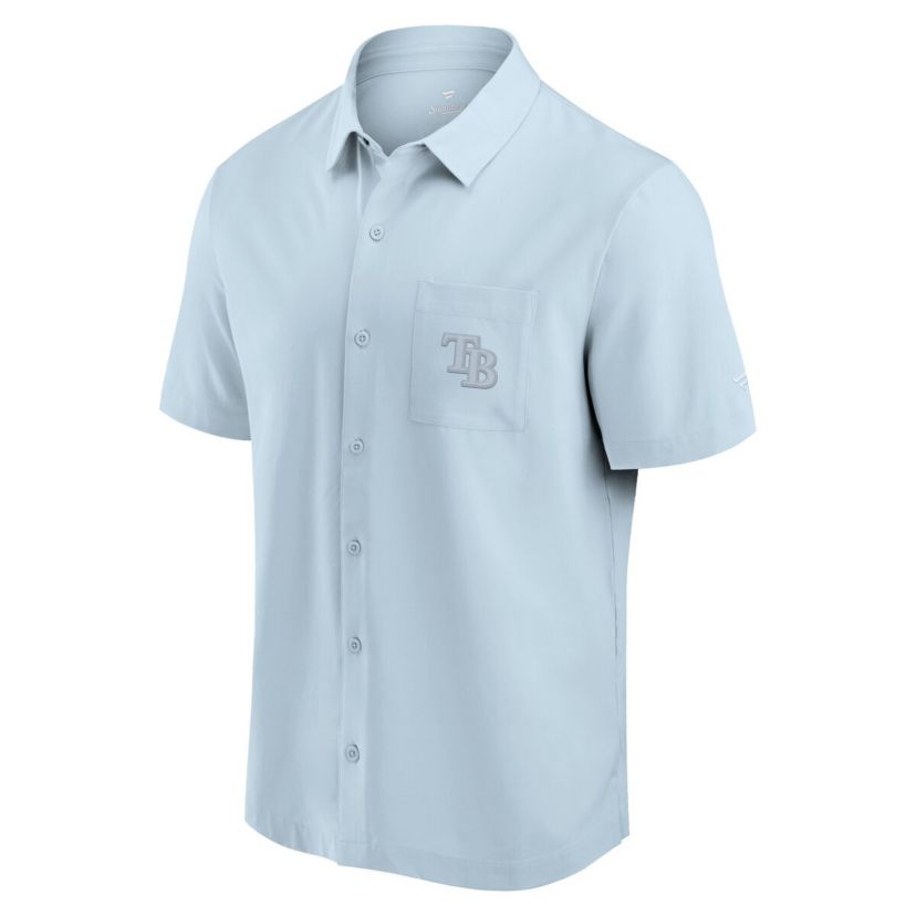 MLB Fanatics Light Tampa Bay Rays Front Office Button-Up Shirt