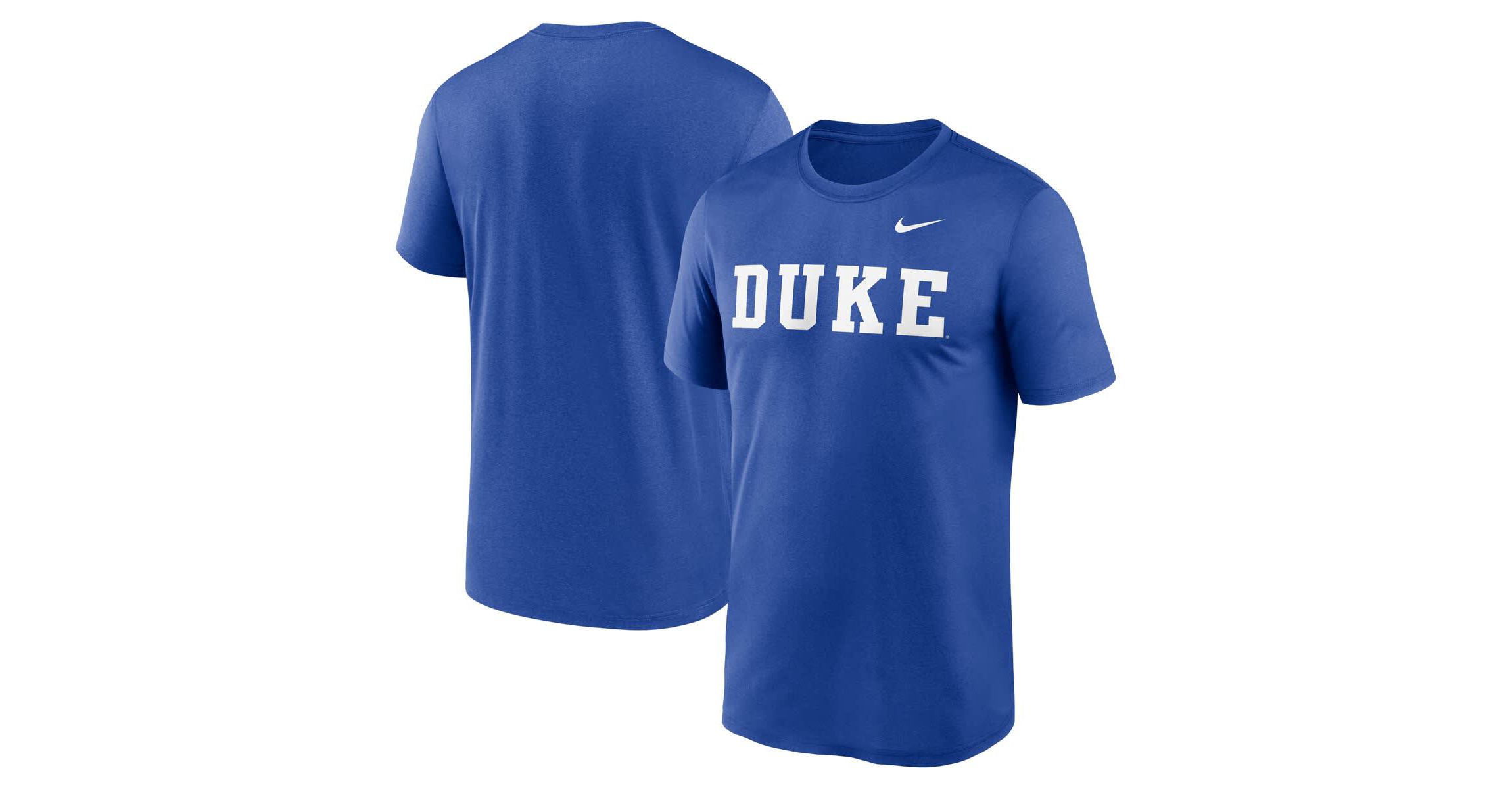 Duke Blue Devils NCAA Nike Duke Devils Primetime Legend Wordmark T-Shirt