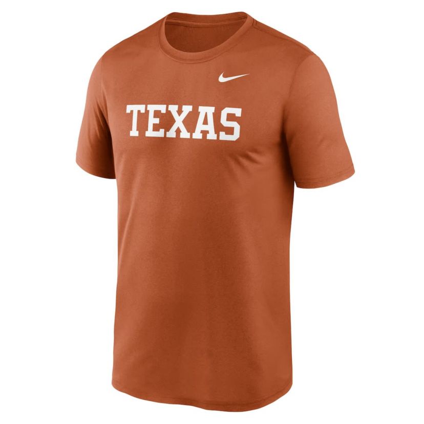 NCAA Nike Texas Texas Longhorns Primetime Legend Wordmark T-Shirt
