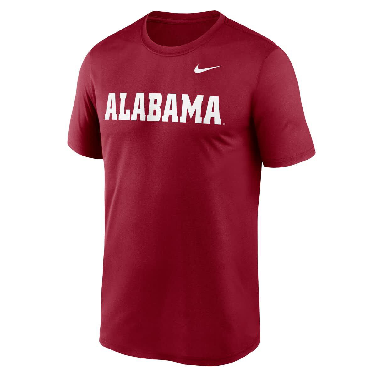 Alabama Crimson Tide NCAA Nike Alabama Tide Primetime Legend Wordmark T-Shirt