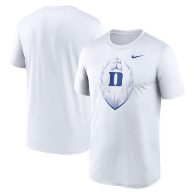 Men's Duke Blue Devils NCAA Nike Duke Devils Primetime Legend Icon Performance T-Shirt, White, 2XL