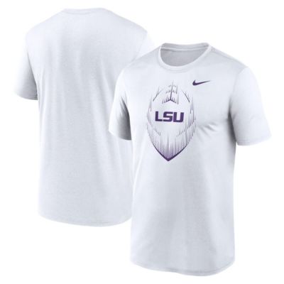 Men's NCAA Nike LSU Tigers Primetime Legend Icon Performance T-Shirt, White, XL