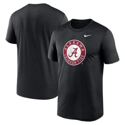 Men's Alabama Crimson Tide NCAA Nike Alabama Tide Primetime Legend Alternate Logo T-Shirt, Black, 2XL