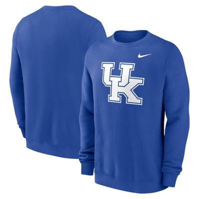 Men's NCAA Nike Kentucky Wildcats Primetime Fleece Pullover Sweatshirt, Large