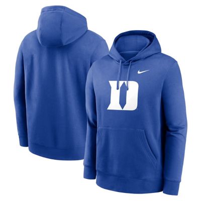 Men's Duke Blue Devils NCAA Nike Duke Devils Primetime Club Fleece Pullover Hoodie