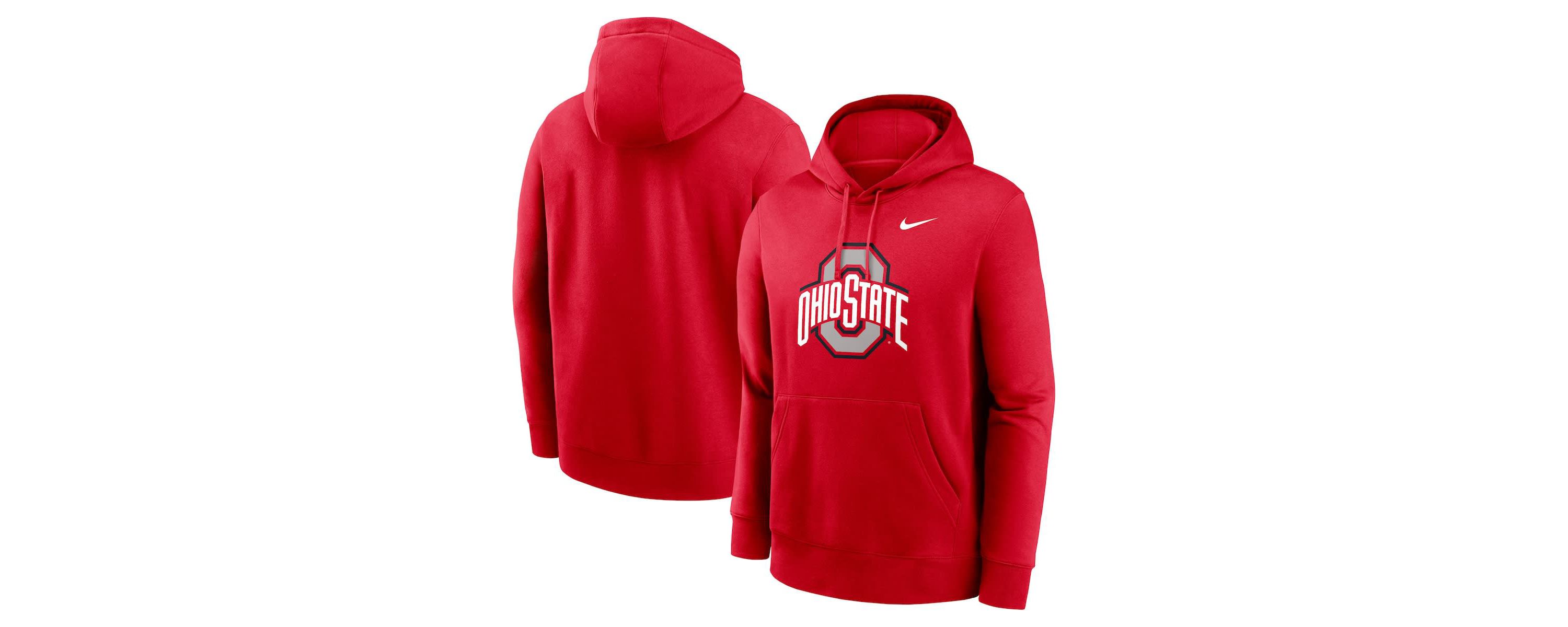 NCAA Nike Ohio State Buckeyes Primetime Club Fleece Pullover Hoodie