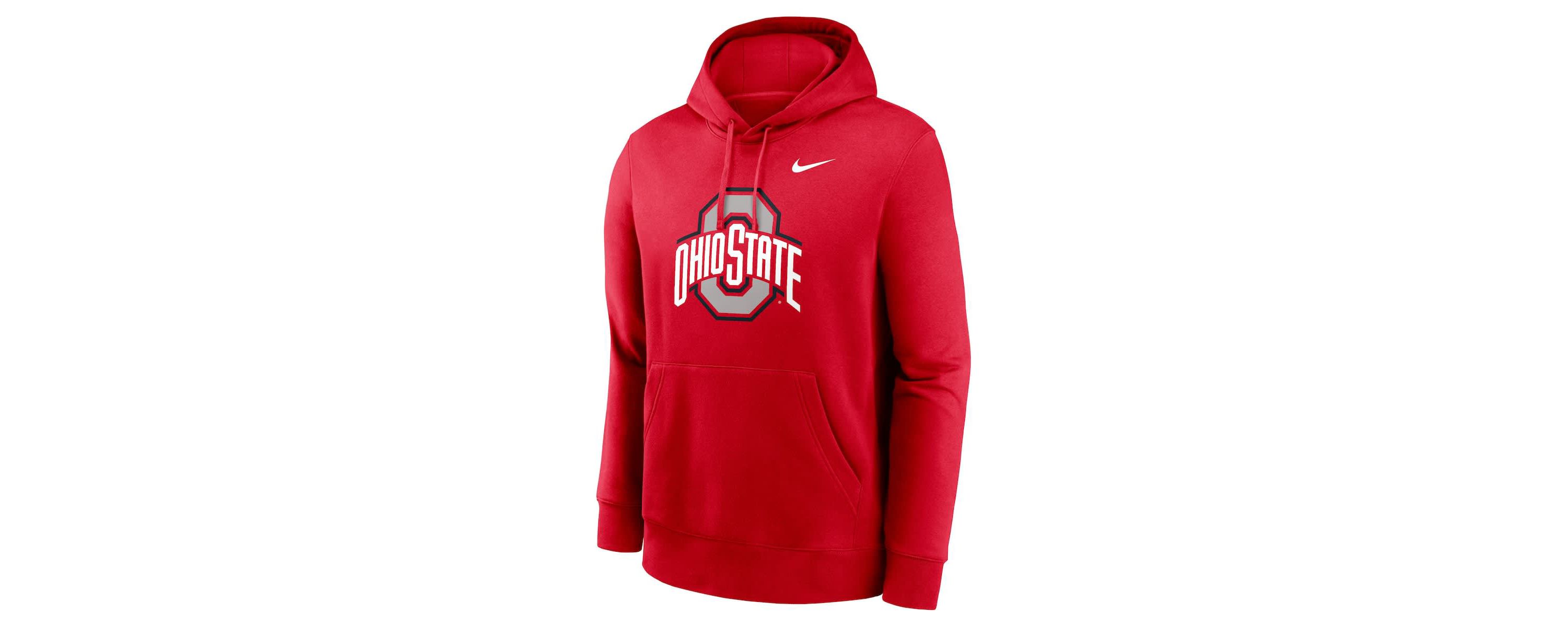 NCAA Nike Ohio State Buckeyes Primetime Club Fleece Pullover Hoodie