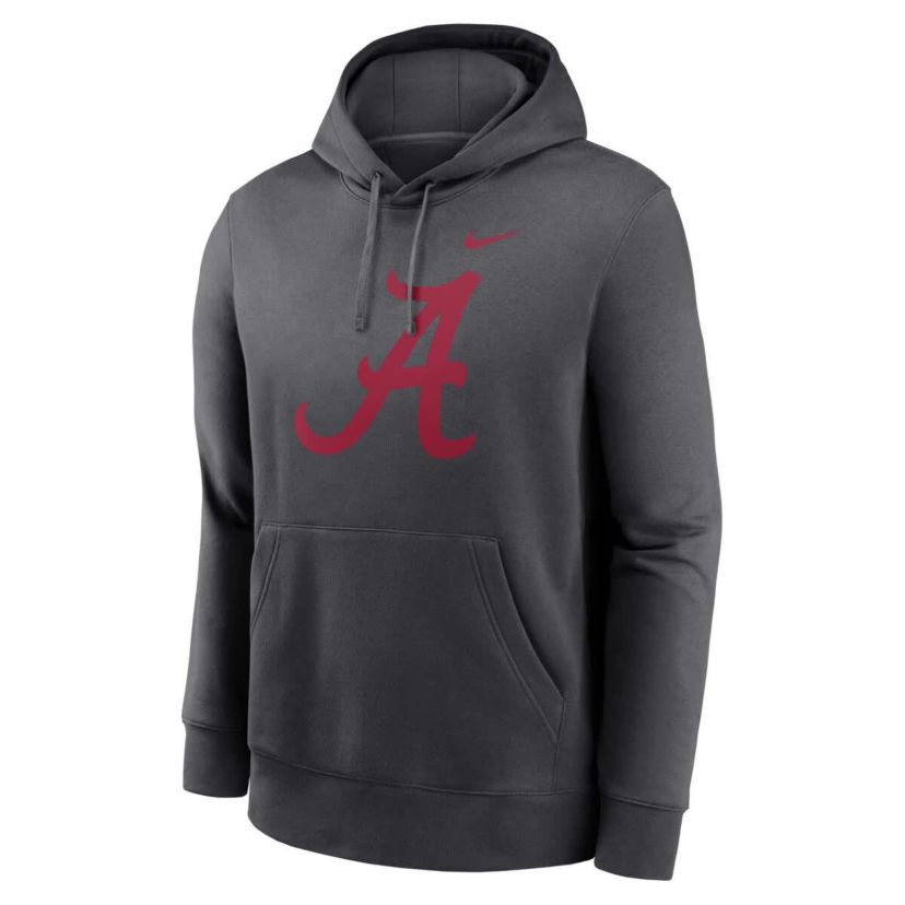 Alabama Crimson Tide NCAA Nike Alabama Tide Primetime Club Fleece Pullover Hoodie