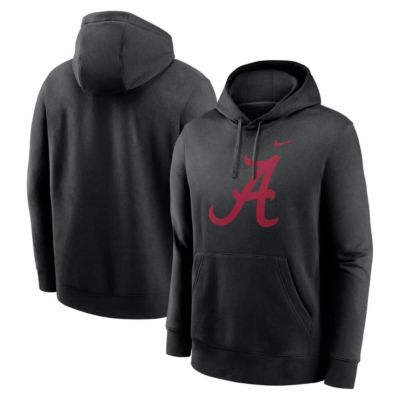 Men's Alabama Crimson Tide NCAA Nike Alabama Tide Primetime Club Fleece Pullover Hoodie