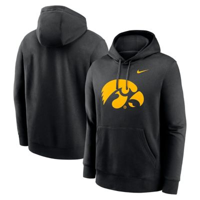Men's NCAA Nike Iowa Hawkeyes Primetime Club Fleece Pullover Hoodie