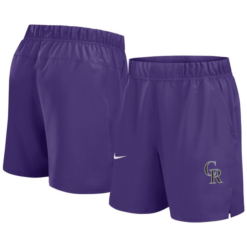 MLB Nike Colorado Rockies Woven Victory Dri-FIT Shorts