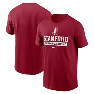 Men's Stanford Cardinal NCAA Nike Stanford Swimming & Diving T-Shirt