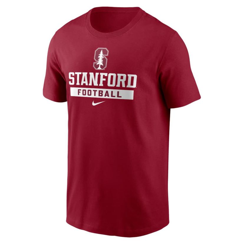 Stanford Cardinal NCAA Nike Stanford Football T-Shirt