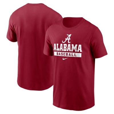 Men's Alabama Crimson Tide NCAA Nike Alabama Tide Baseball T-Shirt, 2XL