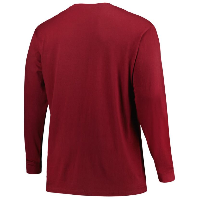 NCAA Mississippi State Bulldogs Big & Tall Two-Hit Long Sleeve T-Shirt