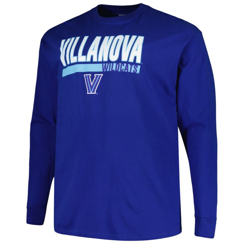 NCAA Villanova Wildcats Big & Tall Two-Hit Long Sleeve T-Shirt