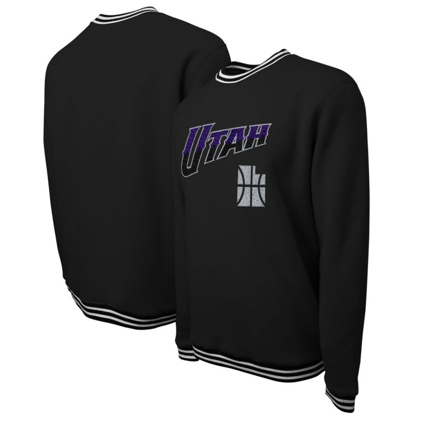 NBA Unisex Utah Jazz 2023/24 City Edition Club Level Pullover Sweatshirt