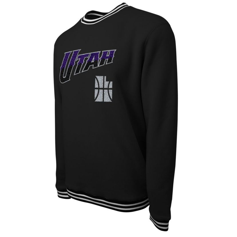 NBA Unisex Utah Jazz 2023/24 City Edition Club Level Pullover Sweatshirt