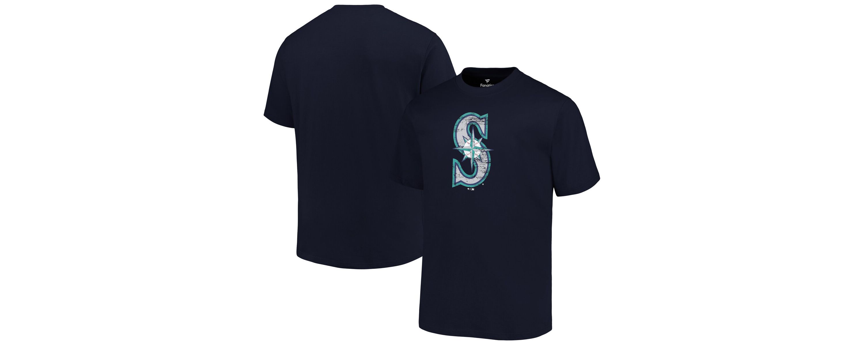 MLB Seattle Mariners Big & Tall Primary Logo T-Shirt