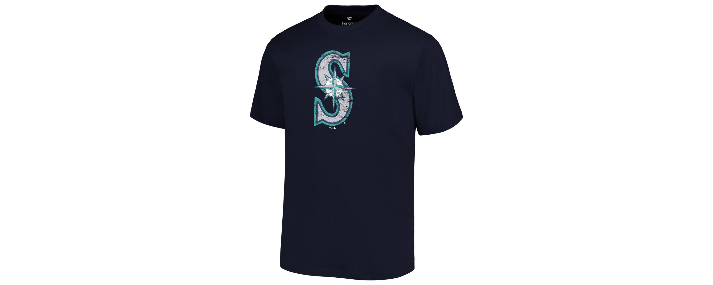 MLB Seattle Mariners Big & Tall Primary Logo T-Shirt
