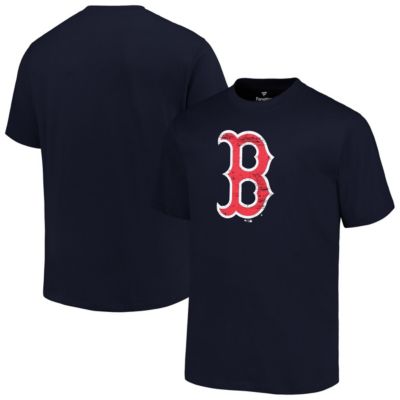 Profile Men's Boston Red Sox MLB Boston Sox Big & Tall Primary Logo T-Shirt, Navy Blue, 4XL Tall