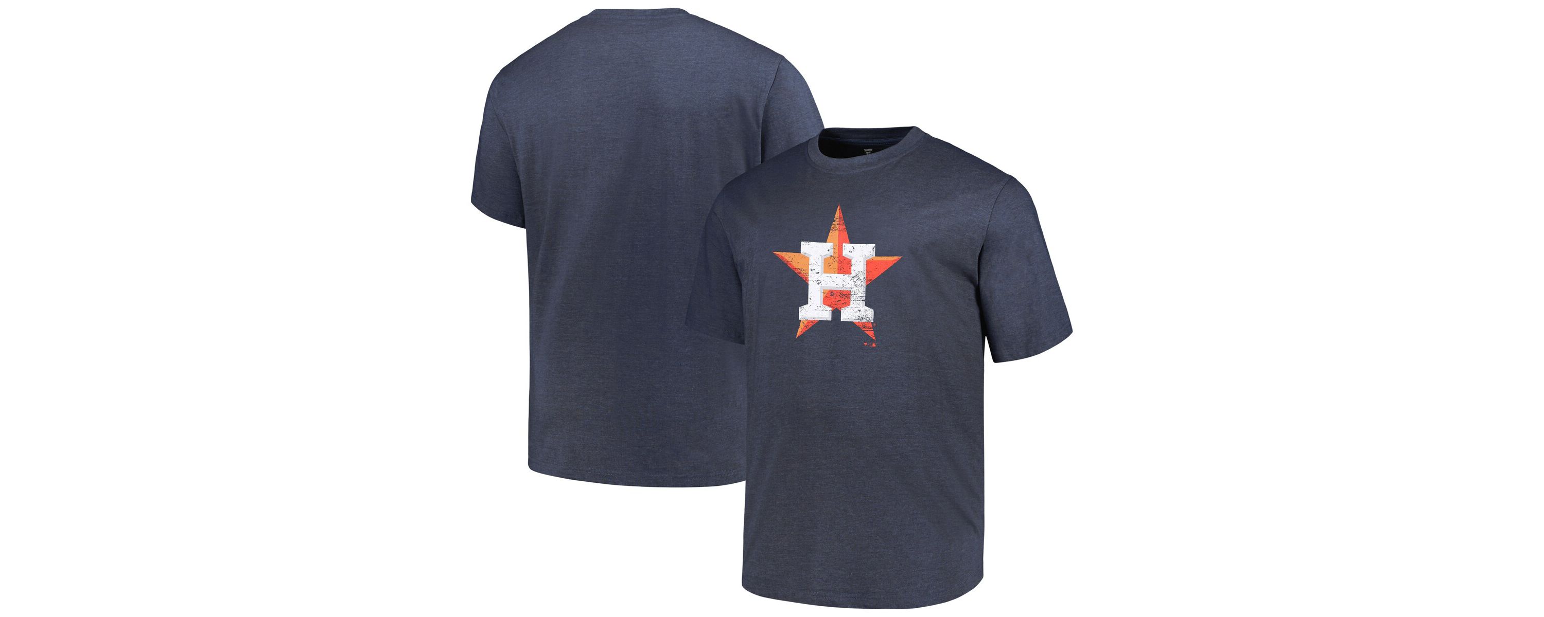 MLB Houston Astros Big & Tall Weathered Logo T-Shirt