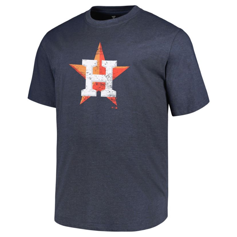 MLB Houston Astros Big & Tall Weathered Logo T-Shirt