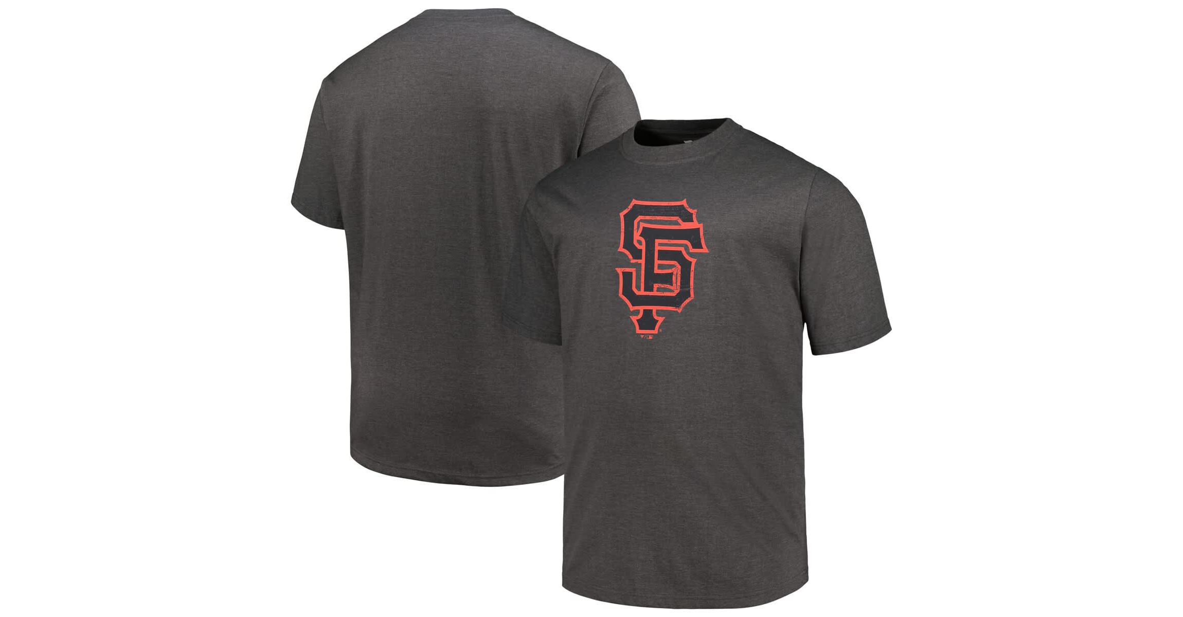 MLB San Francisco Giants Big & Tall Weathered Logo T-Shirt