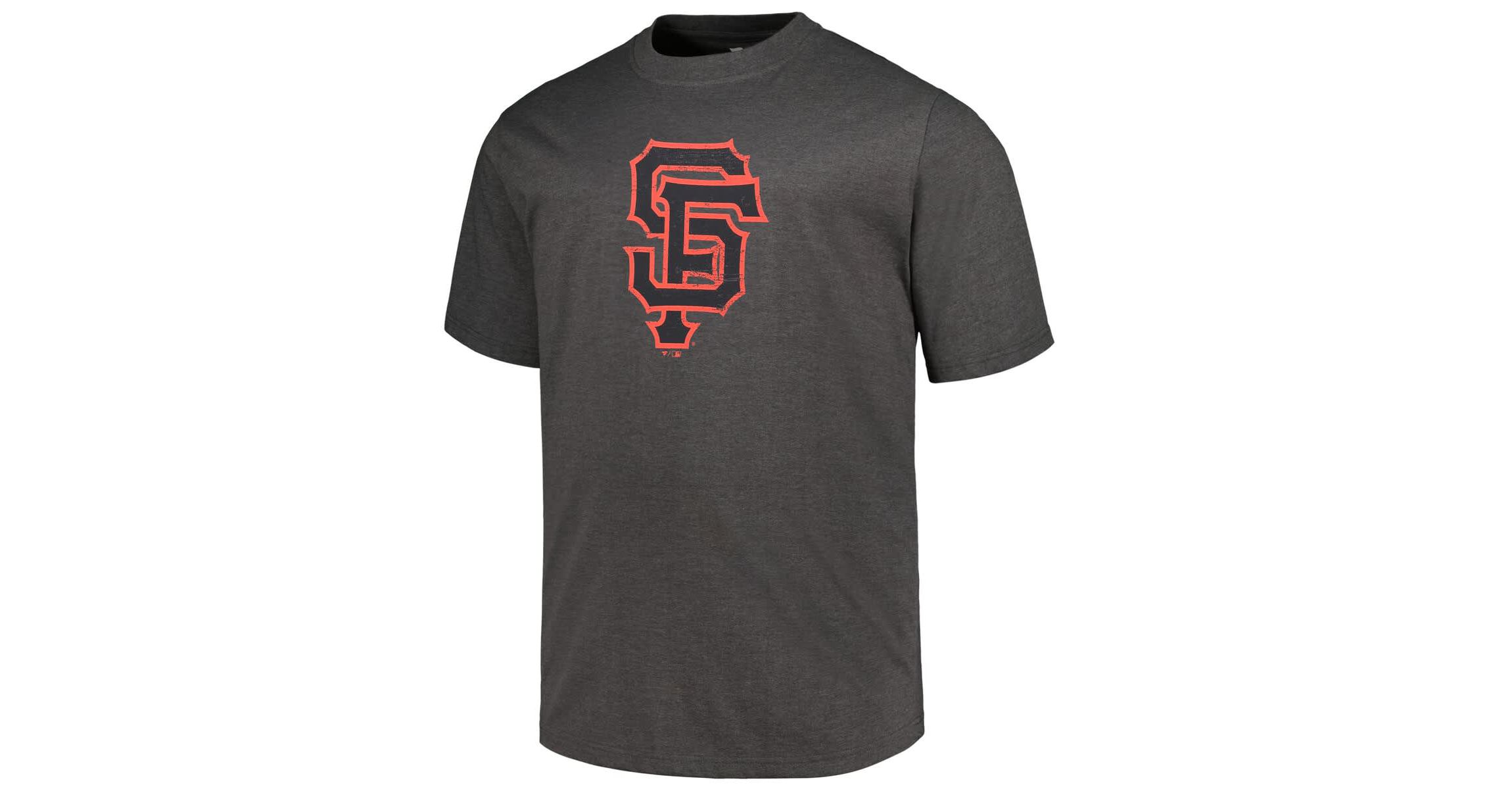 MLB San Francisco Giants Big & Tall Weathered Logo T-Shirt