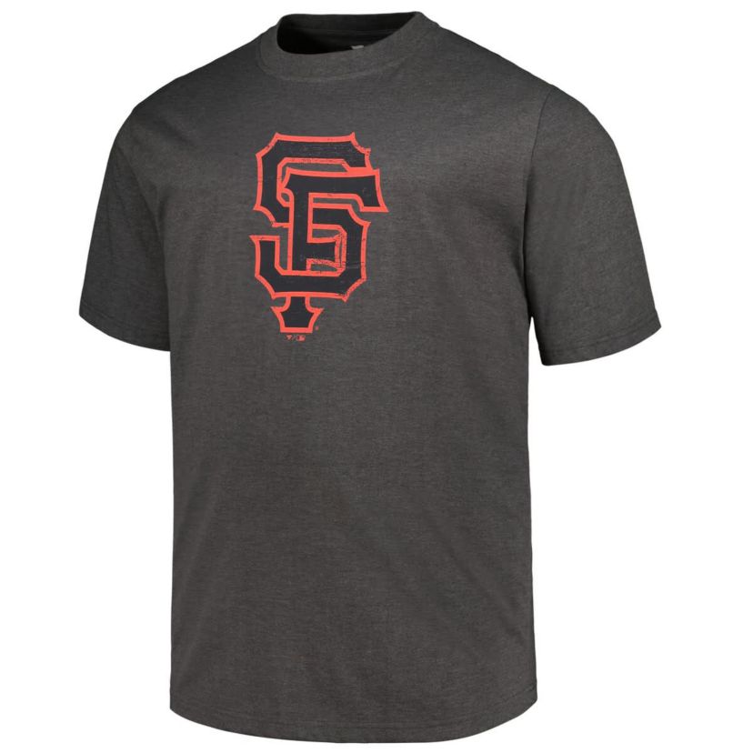 MLB San Francisco Giants Big & Tall Weathered Logo T-Shirt