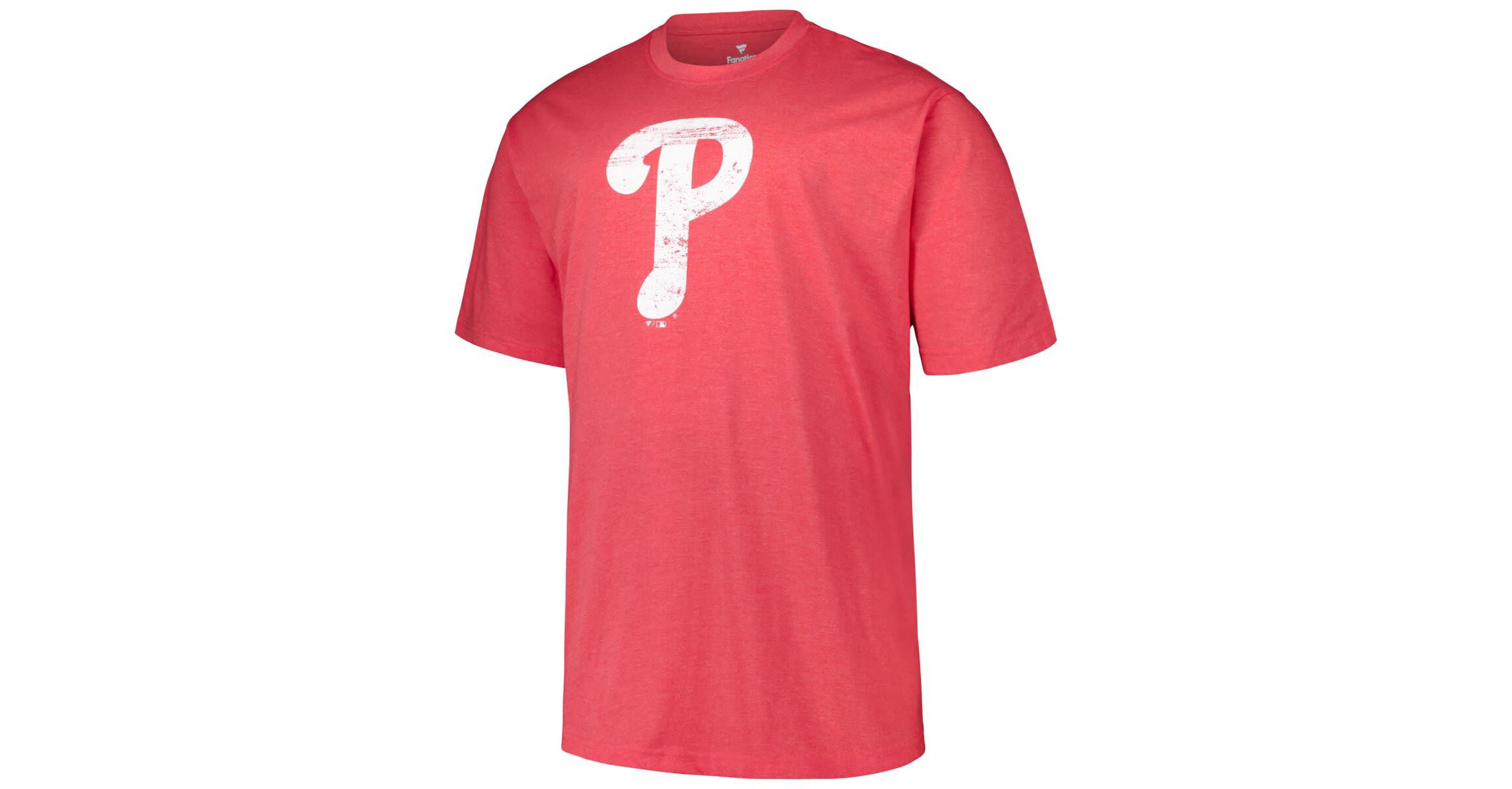 MLB Philadelphia Phillies Big & Tall Weathered Logo T-Shirt
