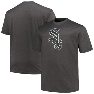 Profile Men's Chicago White Sox MLB Chicago Sox Big & Tall Weathered Logo T-Shirt, Black, 4XL Tall