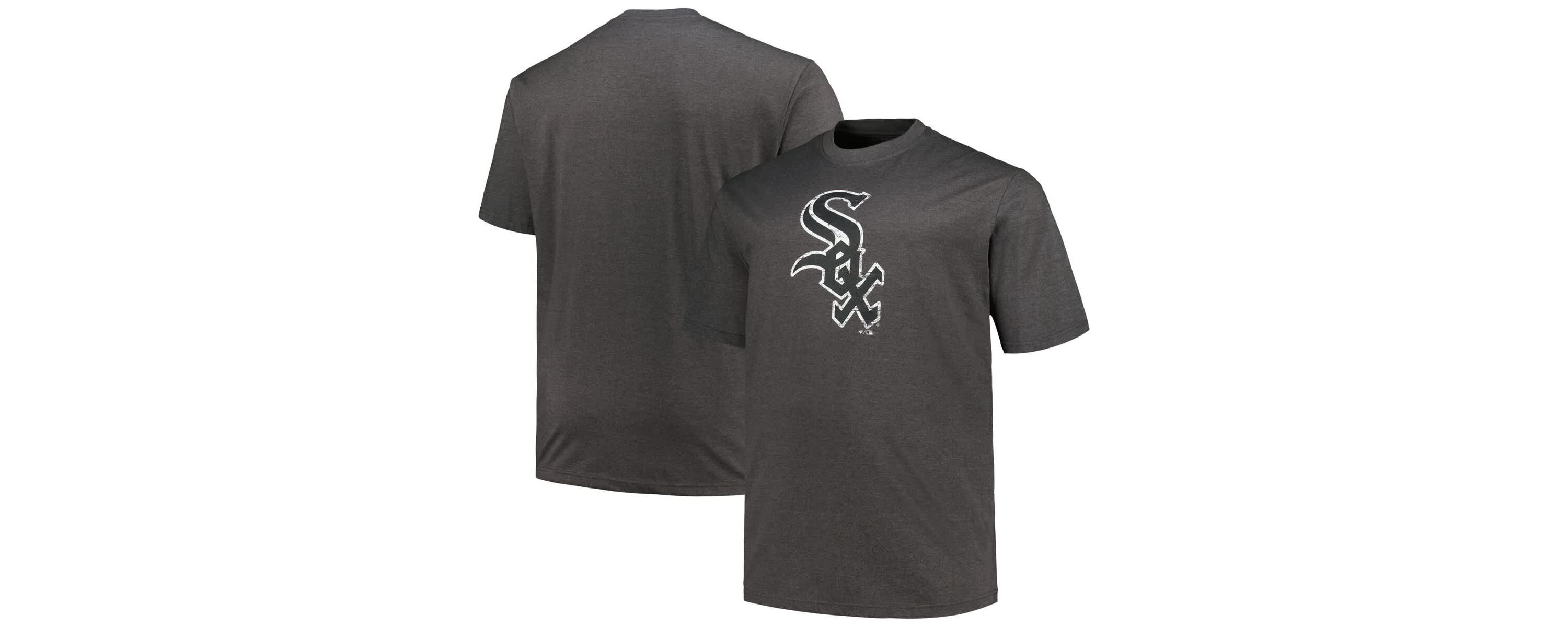 Chicago White Sox MLB Chicago Sox Big & Tall Weathered Logo T-Shirt