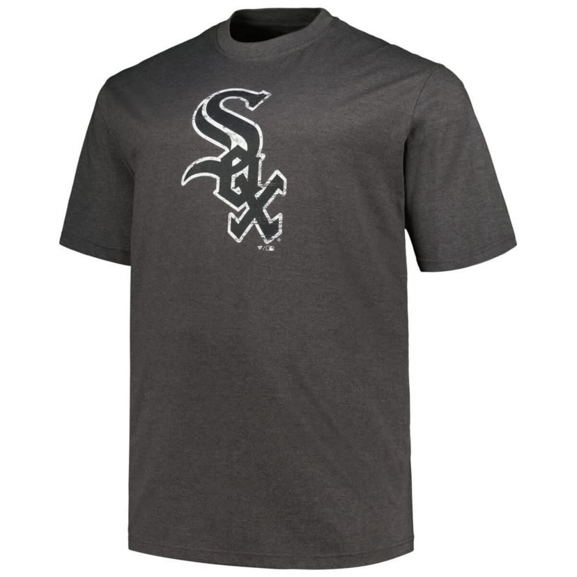 Chicago White Sox MLB Chicago Sox Big & Tall Weathered Logo T-Shirt