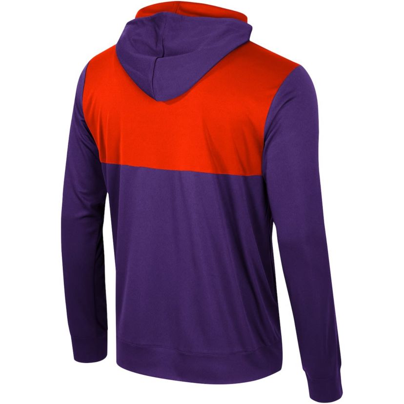 NCAA Clemson Tigers Warm Up Long Sleeve Hoodie T-Shirt
