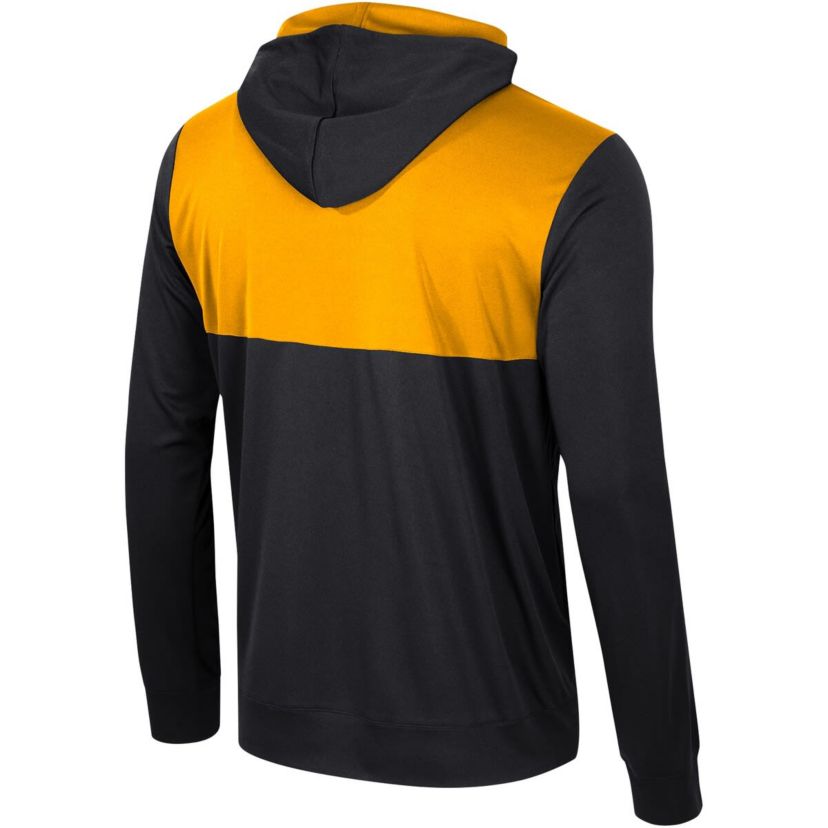 NCAA Iowa Hawkeyes Warm Up Long Sleeve Hoodie T-Shirt