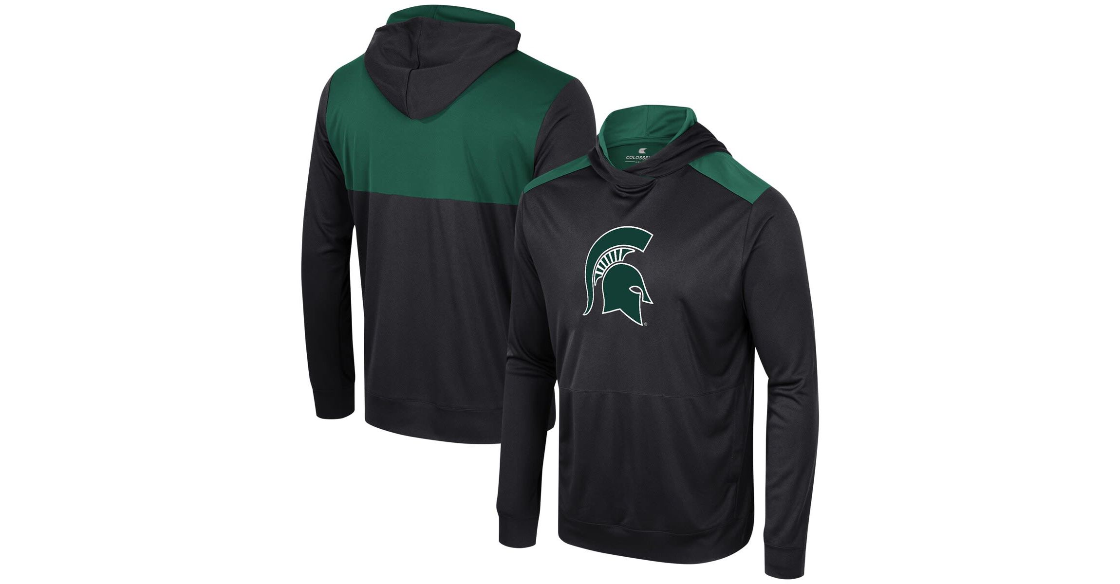 NCAA Michigan State Spartans Warm Up Long Sleeve Hoodie T-Shirt
