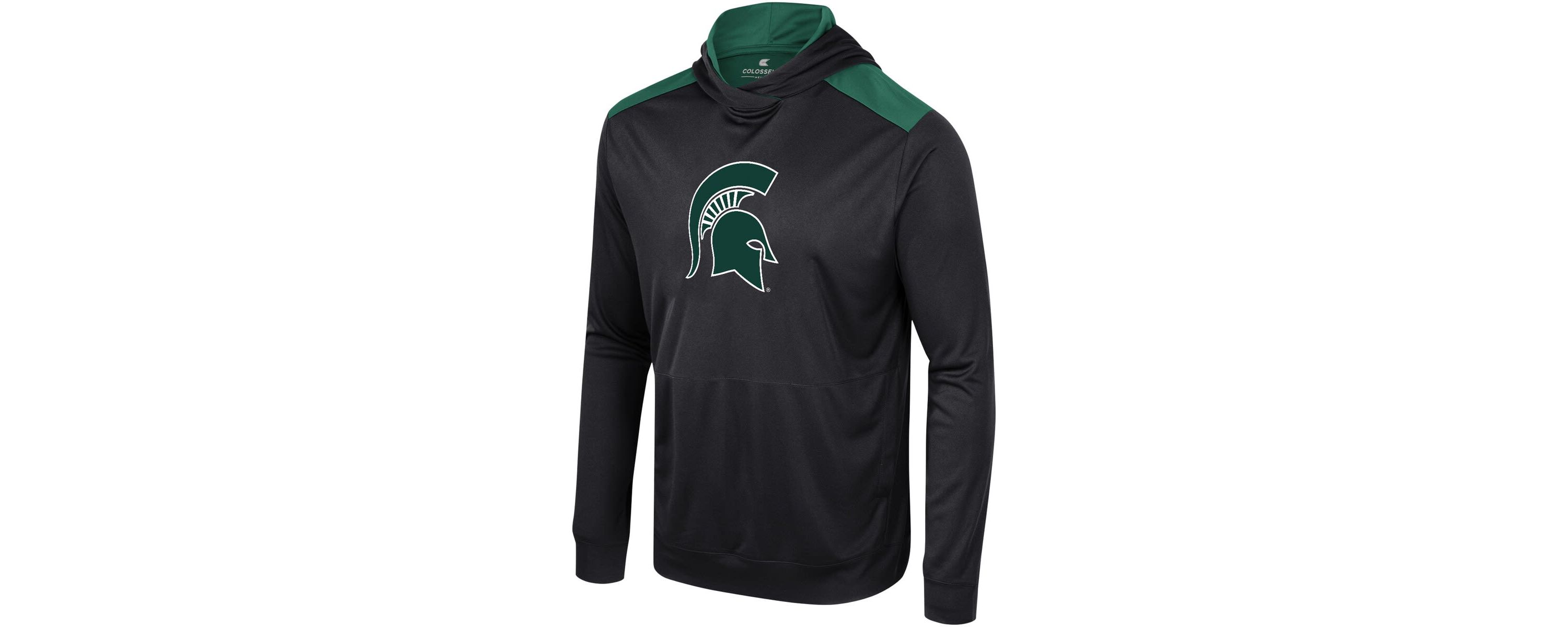 NCAA Michigan State Spartans Warm Up Long Sleeve Hoodie T-Shirt