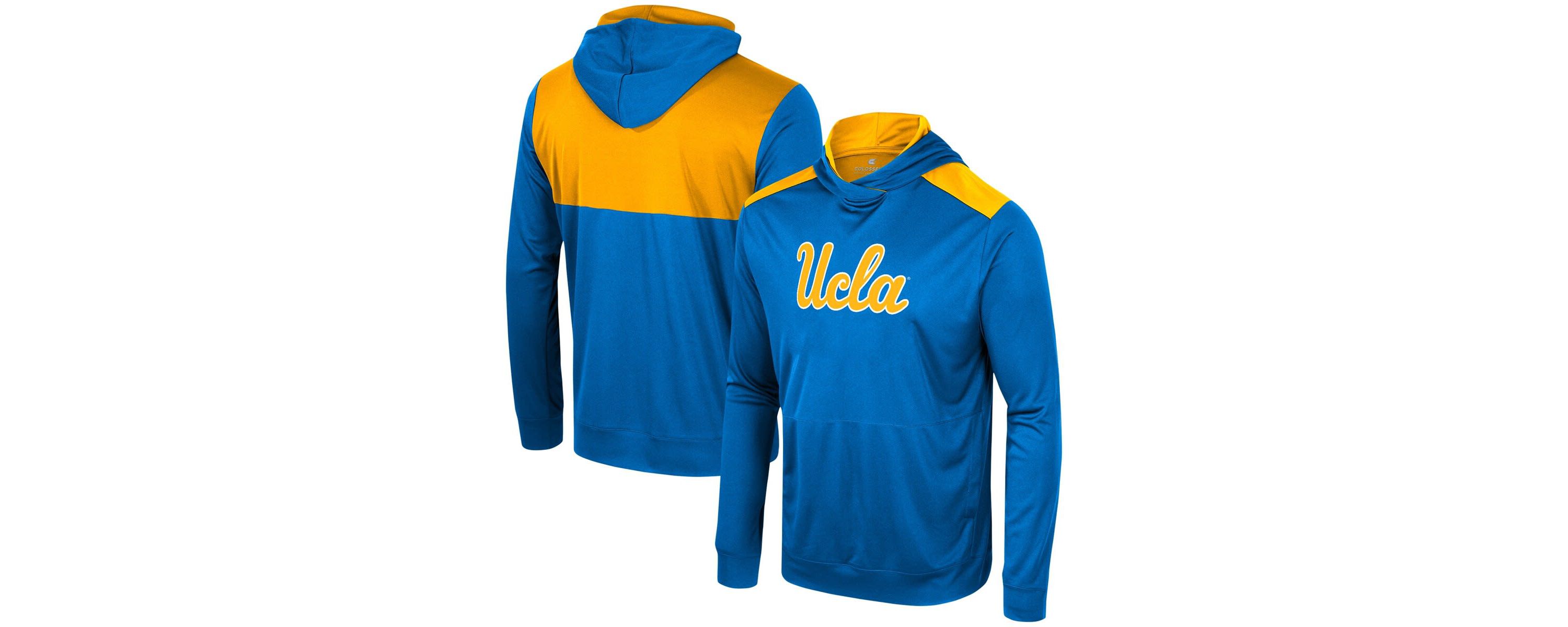 NCAA UCLA Bruins Warm Up Long Sleeve Hoodie T-Shirt