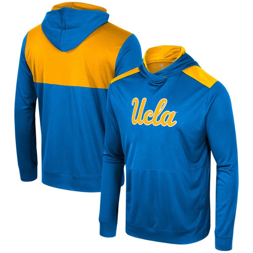 NCAA UCLA Bruins Warm Up Long Sleeve Hoodie T-Shirt