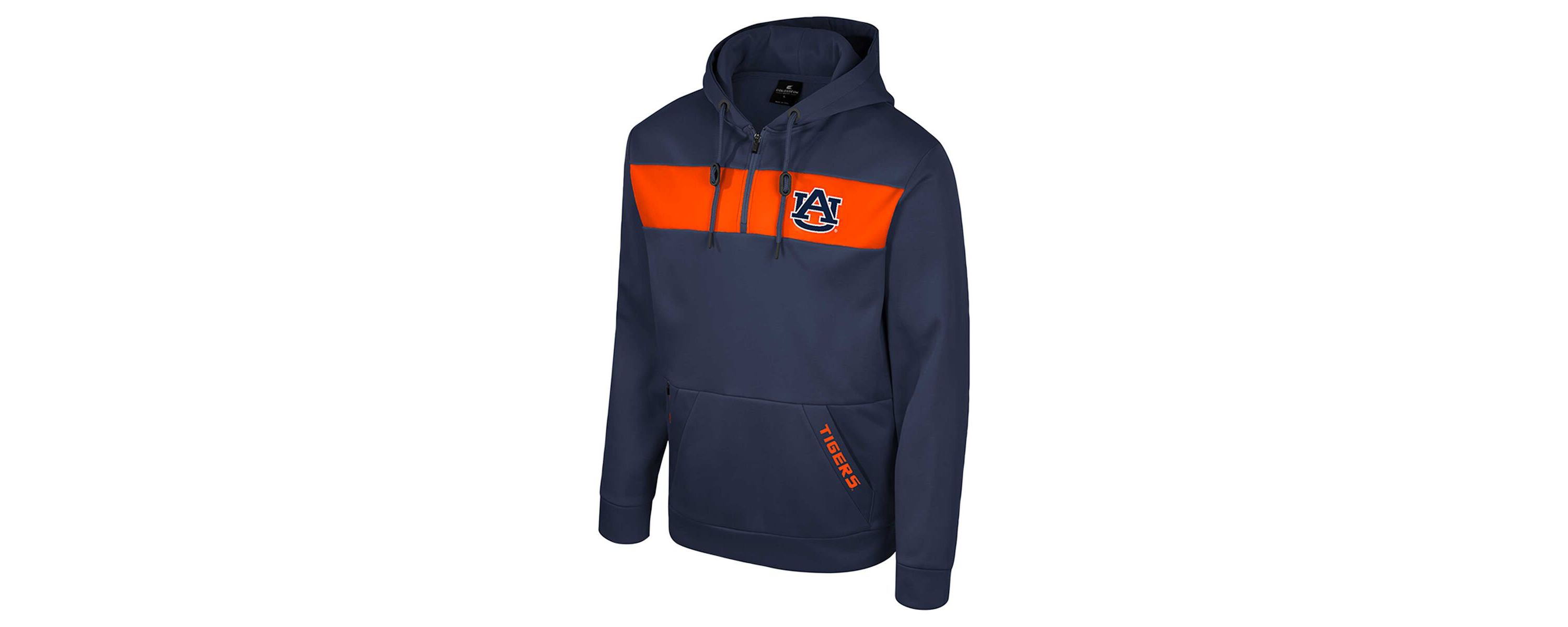 NCAA Auburn Tigers Quarter-Zip Hoodie
